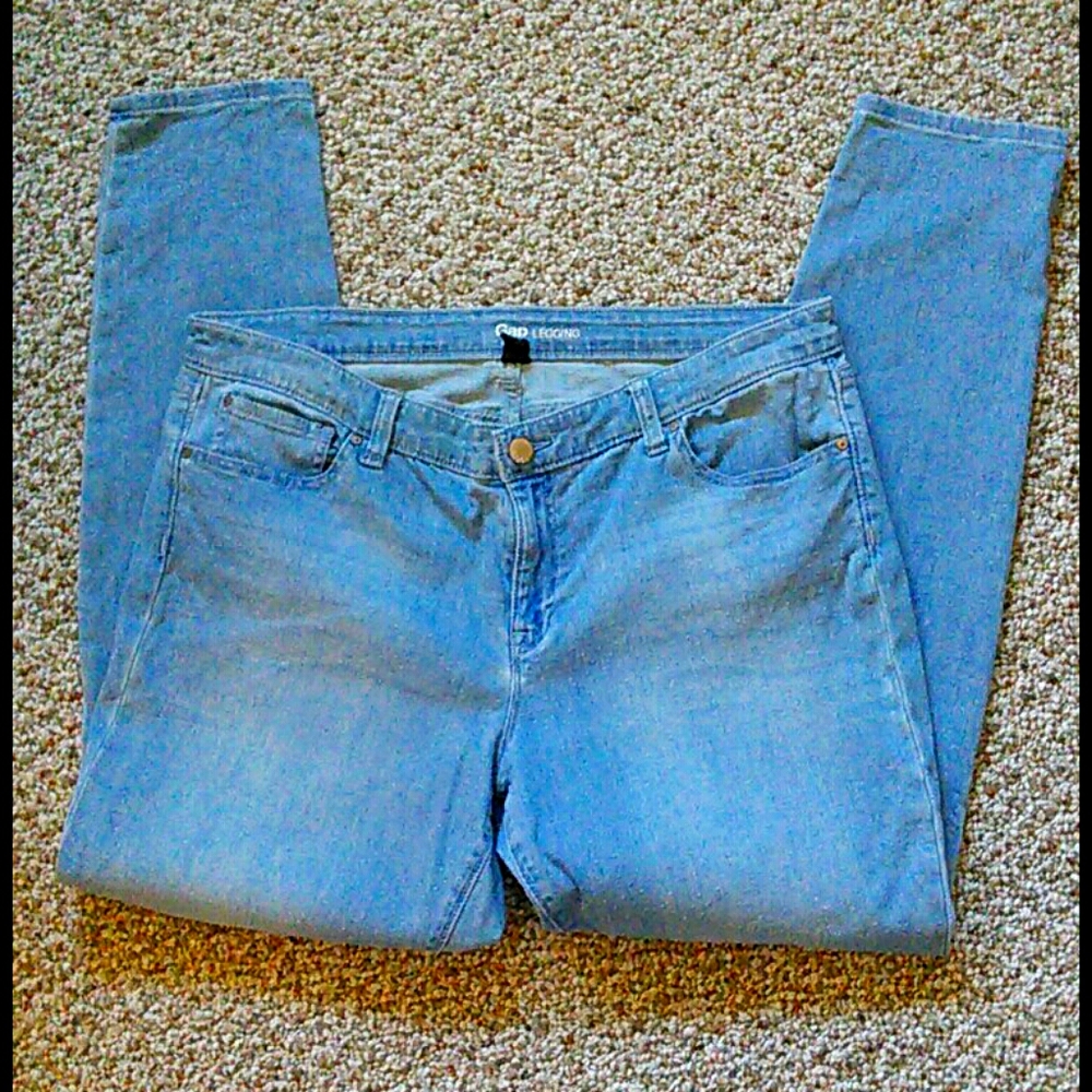 Gap blue jean legging
